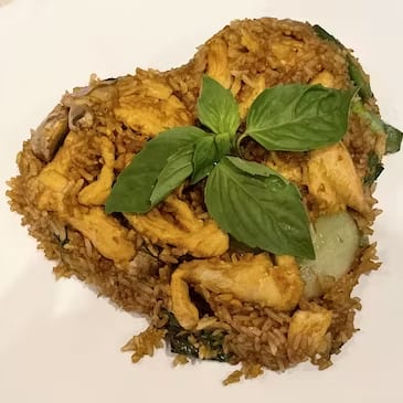 Basil Fried Rice (Serves 10).