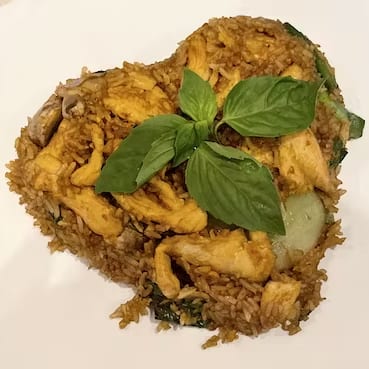 Basil Fried Rice (Serves 5).